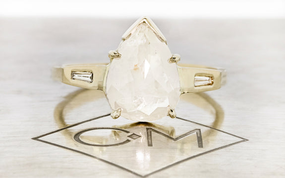 4.80 Carat Icy White Diamond Ring rotating view on logo